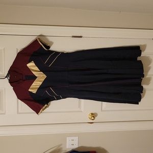 Marvel themed midi dress by Elhoffer Design in 2x